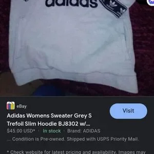 Adidas trefoil hoodie